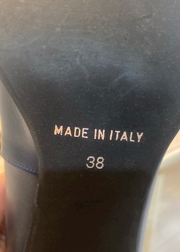 Divare,İtalyada üretildi Lacivert Kadın Klasik Topuklu Ayakkabı - Görsel 11