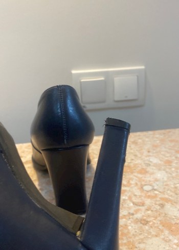 Divare,İtalyada üretildi Lacivert Kadın Klasik Topuklu Ayakkabı - Görsel 7