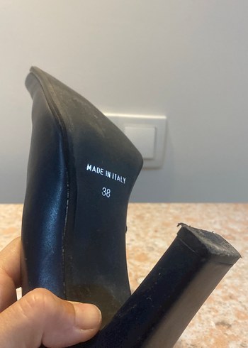 Divare,İtalyada üretildi Lacivert Kadın Klasik Topuklu Ayakkabı - Görsel 8