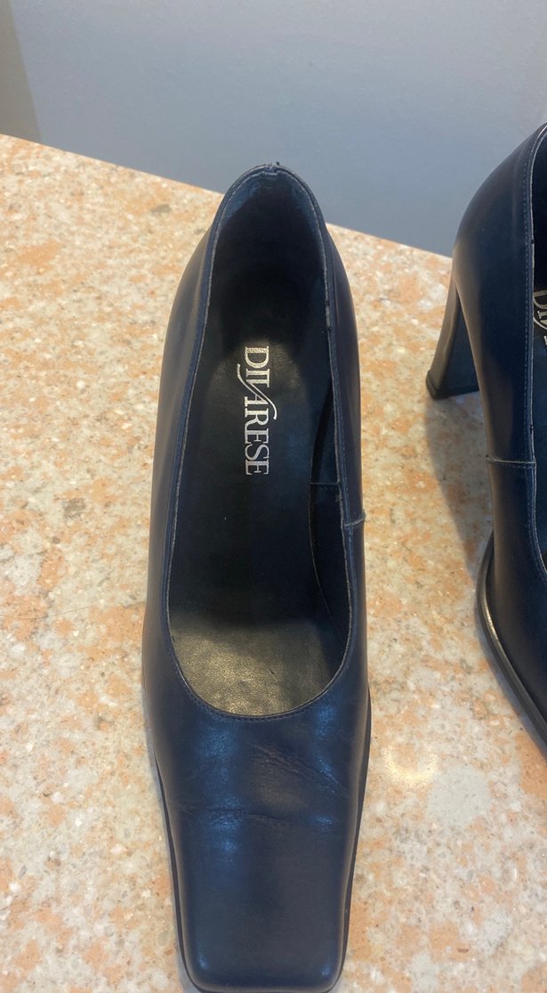 Divare,İtalyada üretildi Lacivert Kadın Klasik Topuklu Ayakkabı - Görsel 3