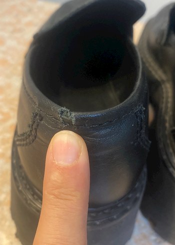 Mango marka,Siyah Kadın Loafer Blok Topuklu - Görsel 4