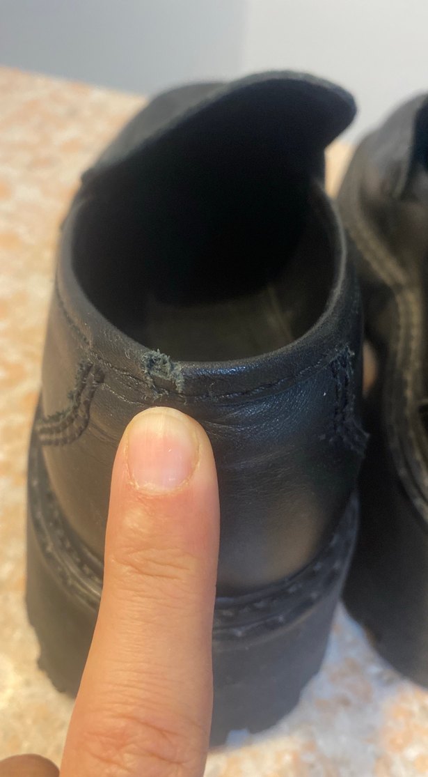 Mango marka,Siyah Kadın Loafer Blok Topuklu - Görsel 4