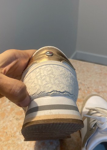 Beyaz Kadın Dolgu Topuklu Spor Ayakkabı - Görsel 5