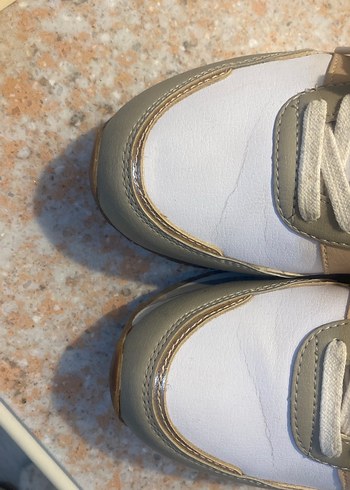 Beyaz Kadın Dolgu Topuklu Spor Ayakkabı - Görsel 12