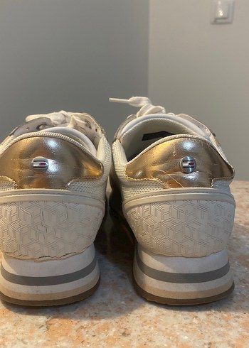 Beyaz Kadın Dolgu Topuklu Spor Ayakkabı - Görsel 6