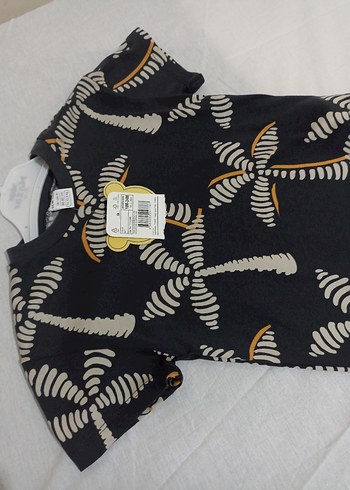 Erkek Çocuk Siyah Baskılı Tişört - Görsel 2