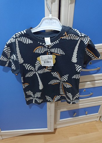 Erkek Çocuk Siyah Baskılı Tişört - Görsel 4