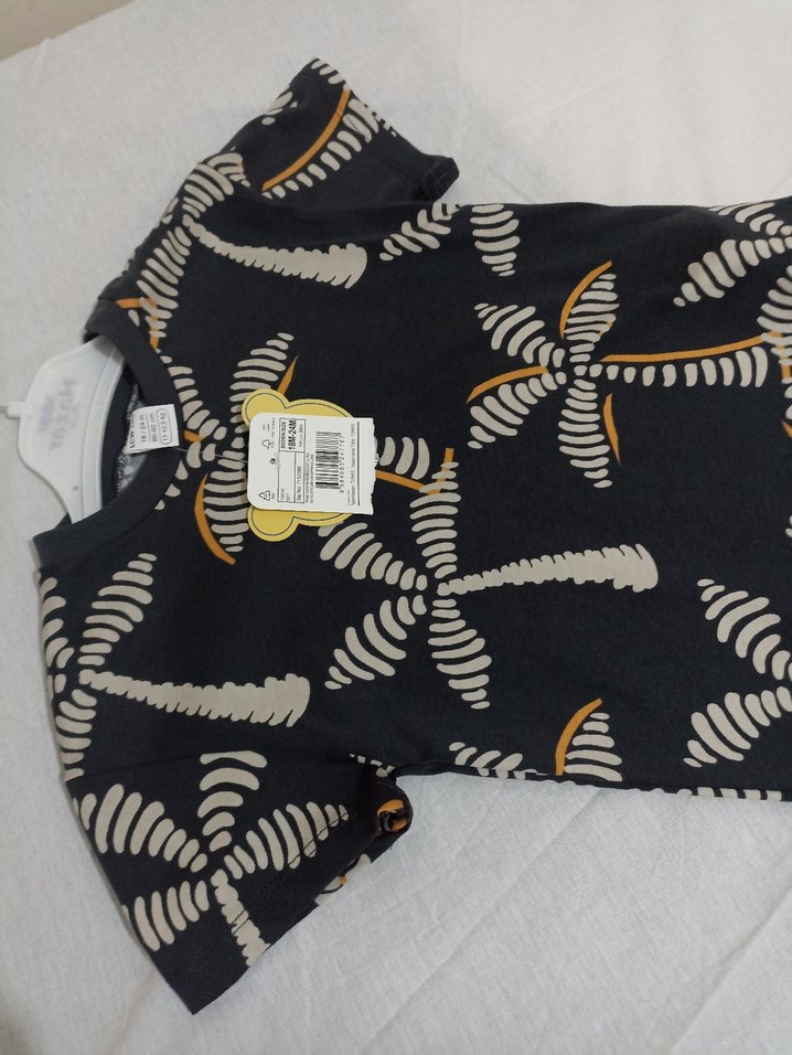 Erkek Çocuk Siyah Baskılı Tişört - Görsel 2