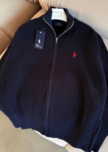 Erkek Siyah Fermuarlı Yüksek Yaka Triko Kazak - Görsel 2