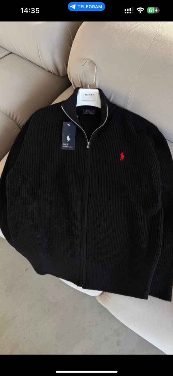 Siyah Fermuarlı Erkek Sweatshirt - Görsel 2