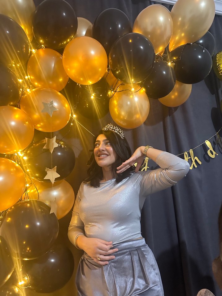 Gri Yarım Balıkçı Yaka Bağcıklı Crop Top - Görsel 3