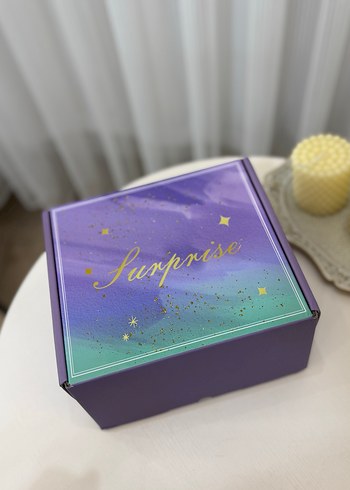 Mor Hediye Kutusu - Sürpriz ve Mesajlı - Görsel 9