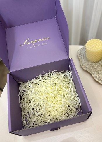 Mor Hediye Kutusu - Sürpriz ve Mesajlı - Görsel 4