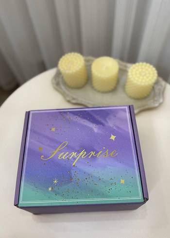 Mor Hediye Kutusu - Sürpriz ve Mesajlı - Görsel 3