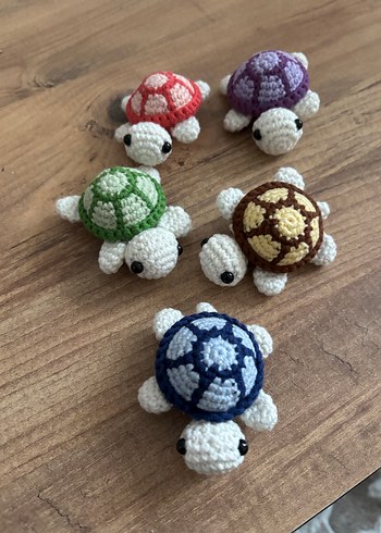 Renkli El Yapımı Örgü Oyuncak Koyunlar - Görsel 2