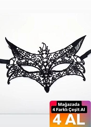 Renkli Dantel Maske Kadınlar İçin - Görsel 4