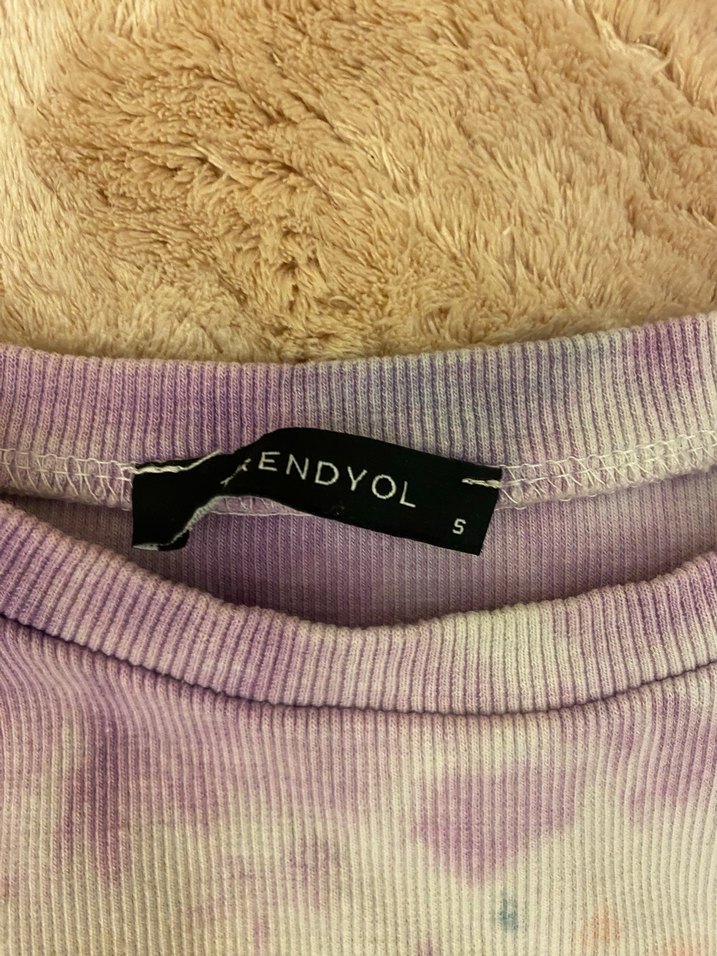 Kız Pastel Batik Renkli T-shirt - Görsel 2