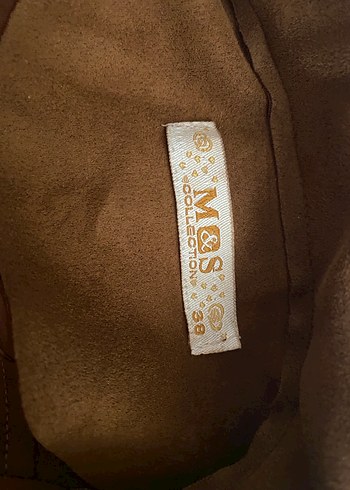 Kahverengi Süet Kuşaklı Kadın Ceket - Görsel 2