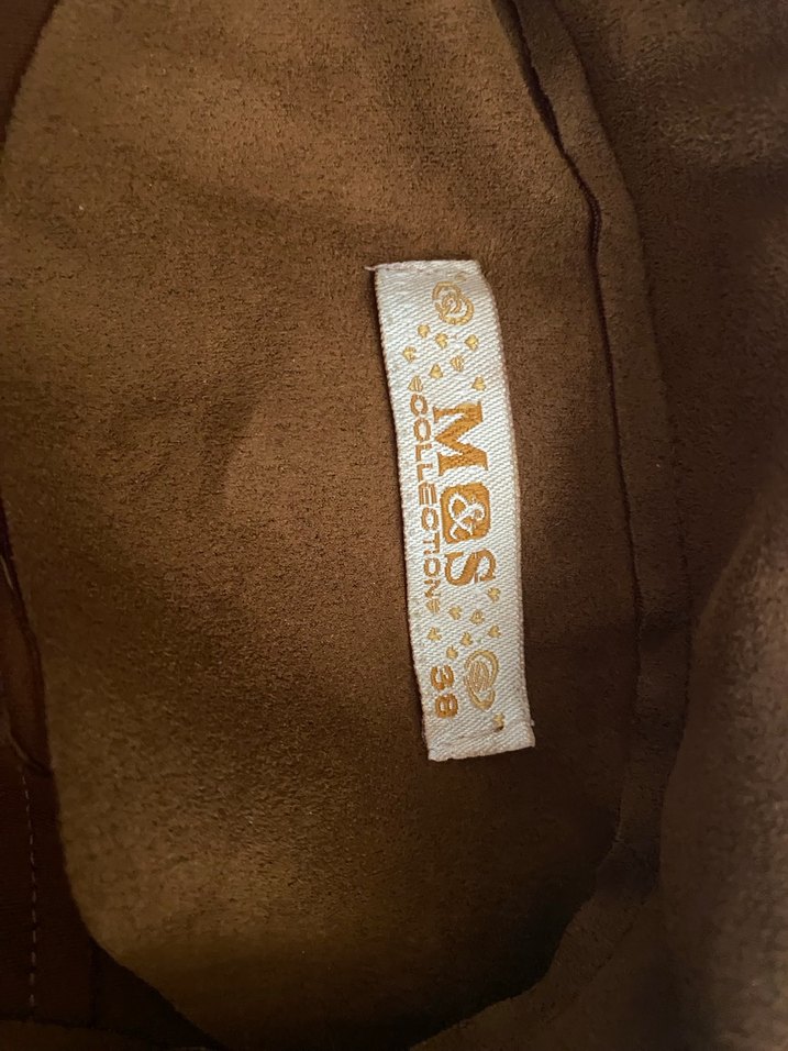 Kahverengi Süet Kuşaklı Kadın Ceket - Görsel 2