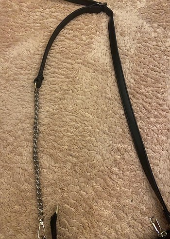 Siyah Krokodil Desenli Deri Kadın Çanta - Görsel 2