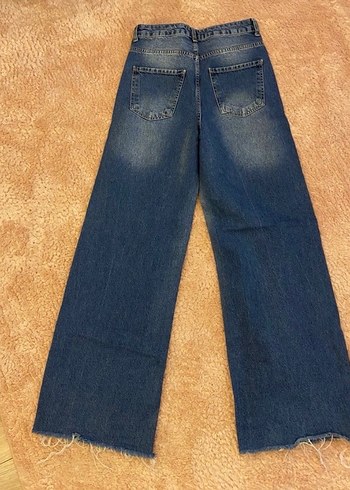 Düz Kesim Kadın Midi Kot Pantolon - Görsel 2