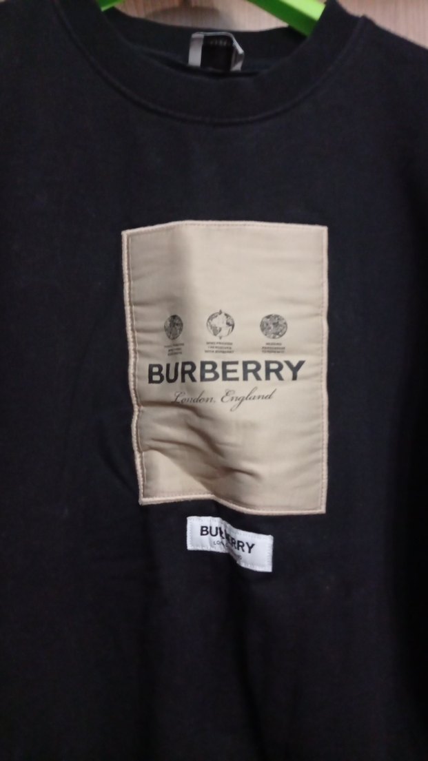 Burberry Siyah Sweatshirt Uzun Kollu - Görsel 2