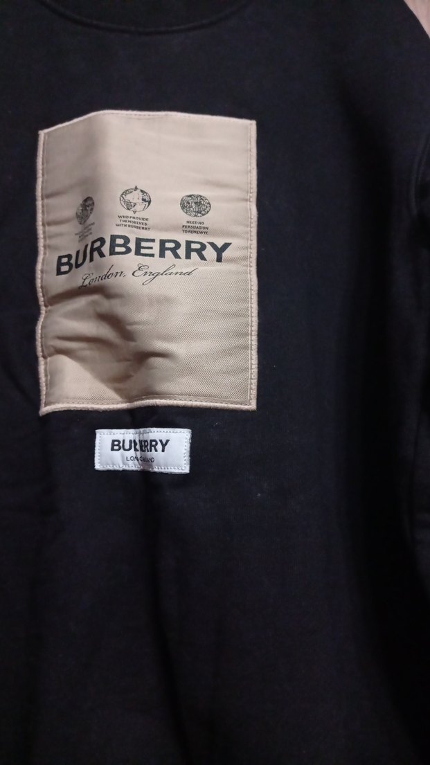 Burberry Siyah Sweatshirt Uzun Kollu - Görsel 3