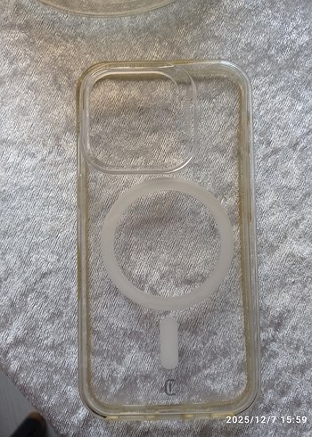 Şeffaf Beyaz Bohem Telefon Kılıfı - Görsel 4