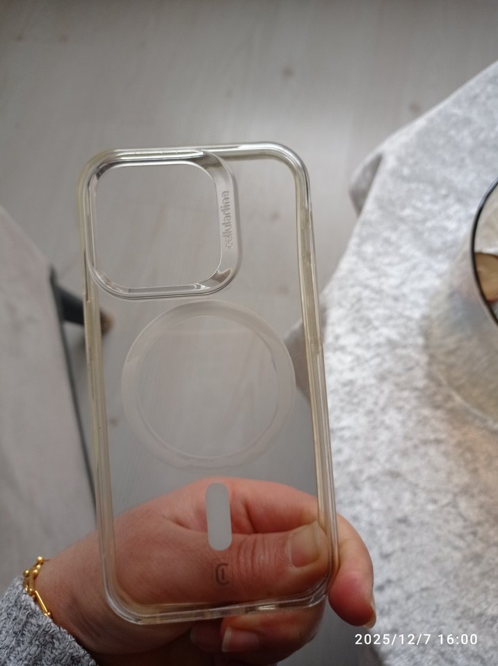 Şeffaf Beyaz Bohem Telefon Kılıfı - Görsel 3