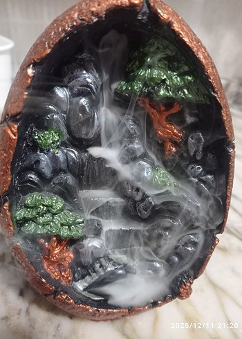 Kahverengi Koyu Figürlü Dekoratif Obje tütsü - Görsel 3