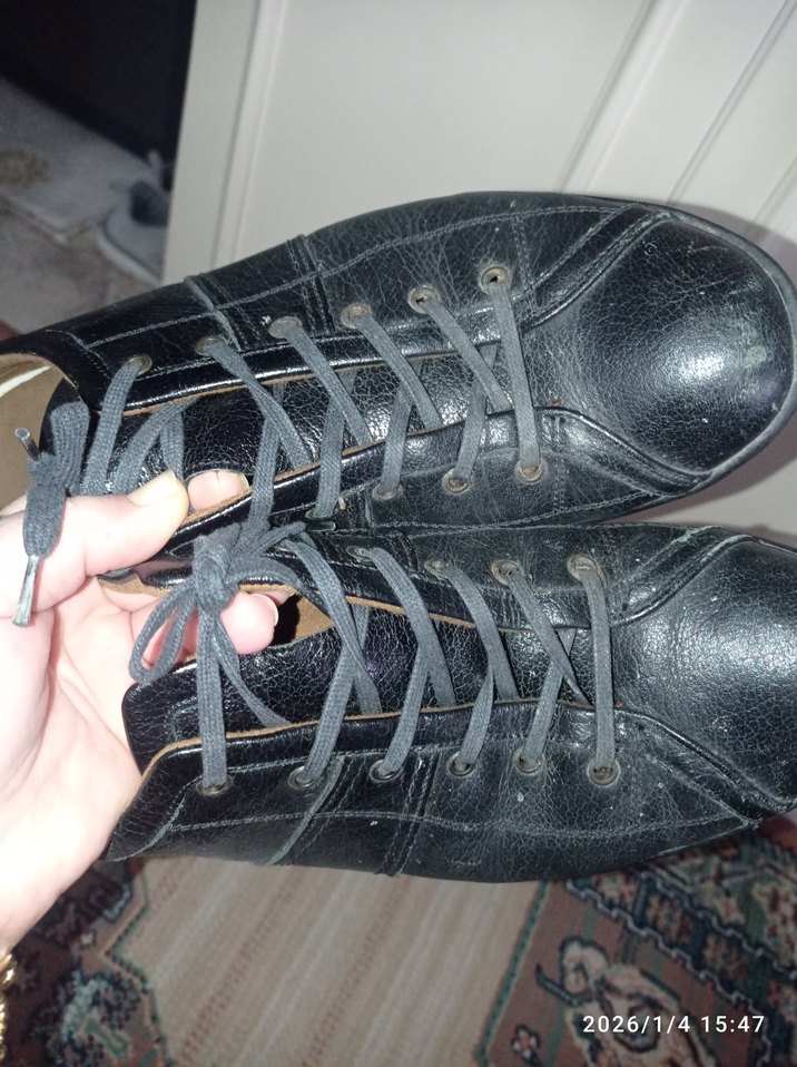 Siyah Erkek Günlük Ayakkabı Bağcıkları - Görsel 2