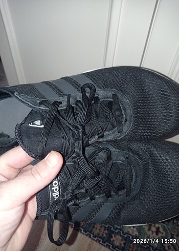 Siyah Adidas Spor Ayakkabı - Görsel 2