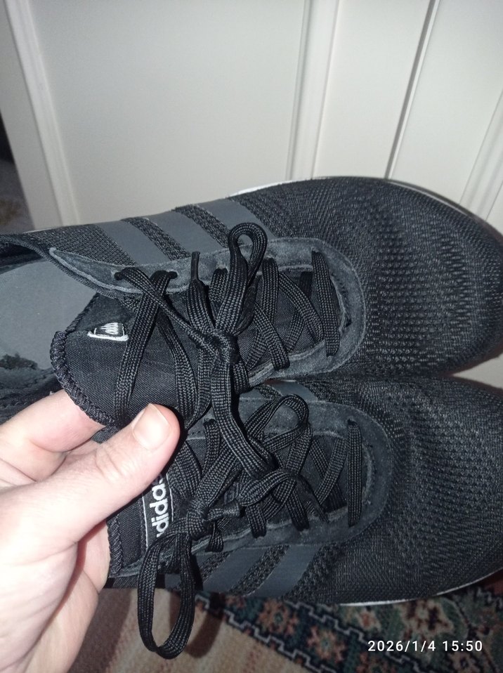 Siyah Adidas Spor Ayakkabı - Görsel 2