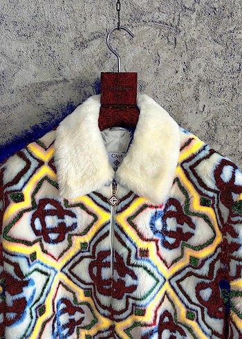 Casablanca Kürk Detaylı Çok Renkli Ceket - Görsel 2