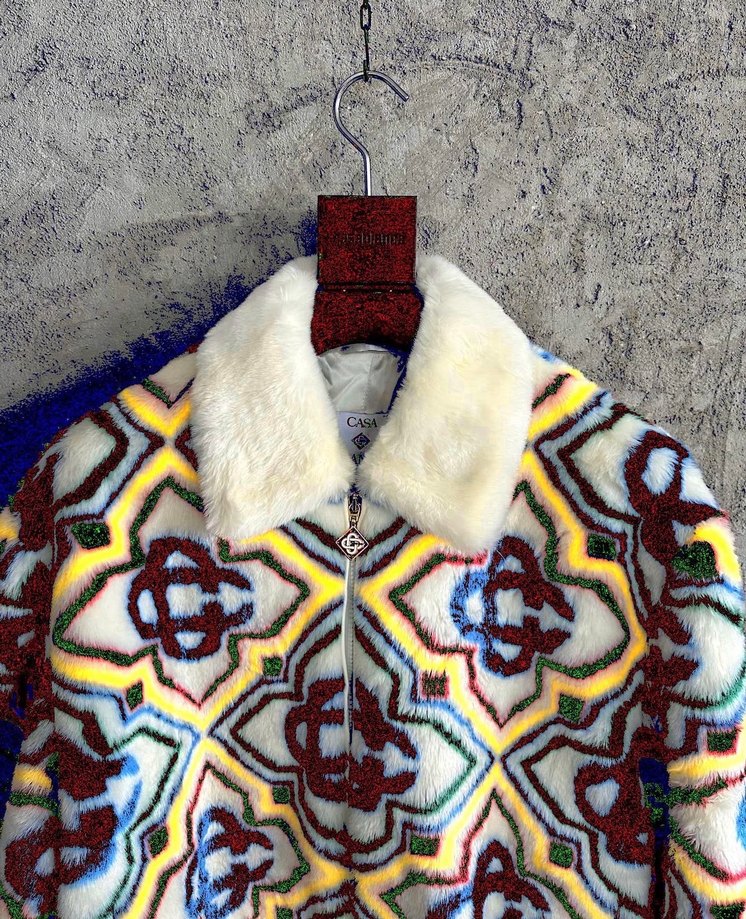 Casablanca Kürk Detaylı Çok Renkli Ceket - Görsel 2