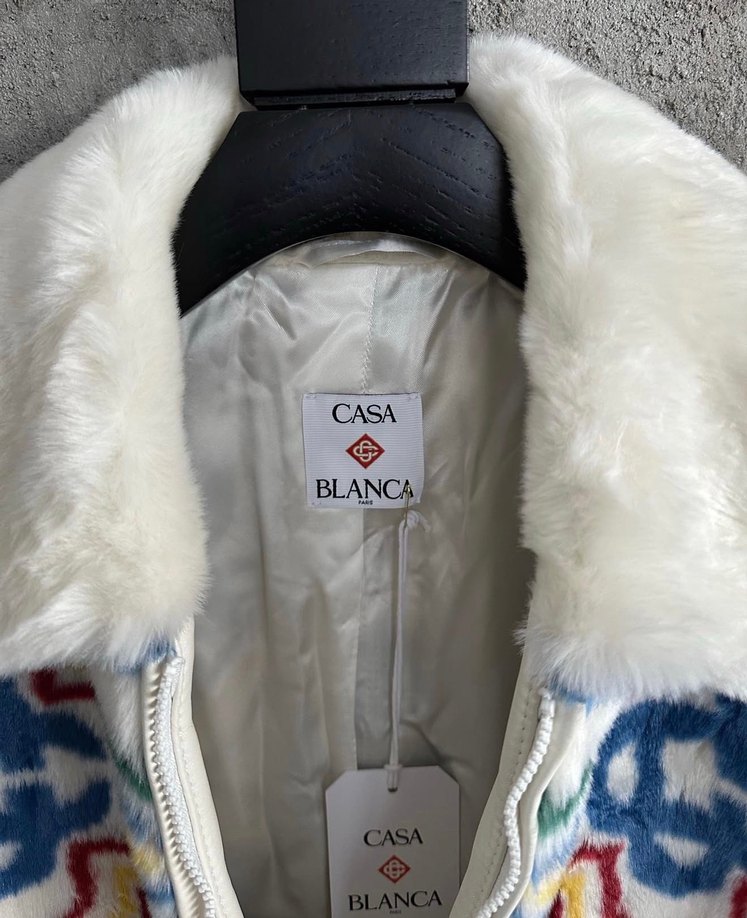 Casablanca Kürk Detaylı Çok Renkli Ceket - Görsel 3