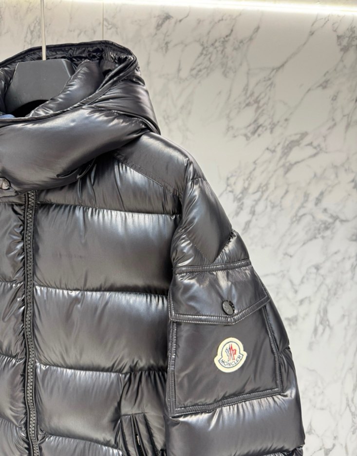 Moncler Maya İthal Kaz Tüyü Mont - Görsel 3