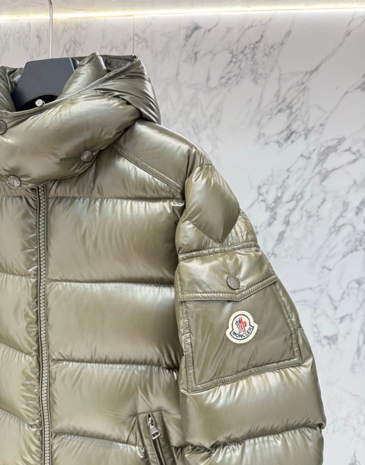 Moncler Maya İthal Kaz Tüyü Mont - Görsel 4