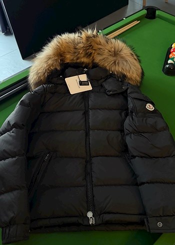 Moncler Tilki Kürklü İthal Kaz Tüyü Mont - Görsel 3