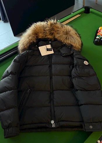 Moncler Tilki Kürklü İthal Kaz Tüyü Mont - Görsel 2