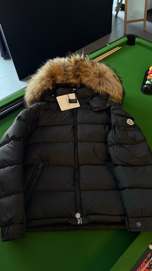 Moncler Tilki Kürklü İthal Kaz Tüyü Mont - Görsel 3