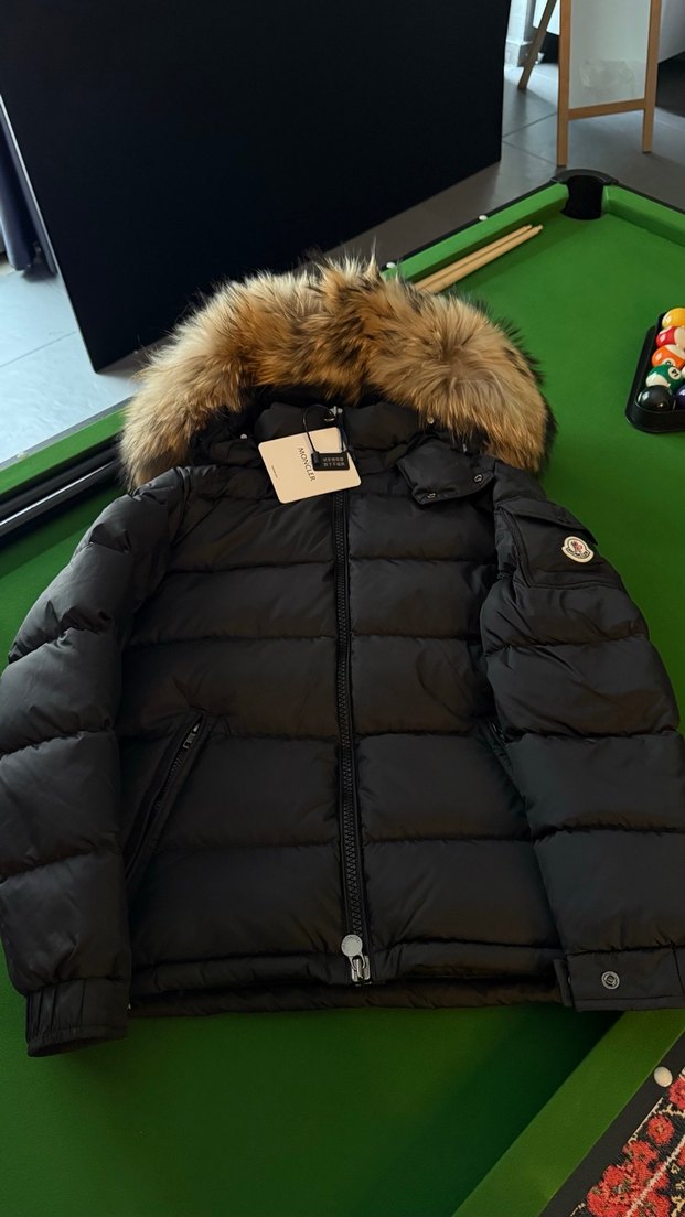 Moncler Tilki Kürklü İthal Kaz Tüyü Mont - Görsel 2