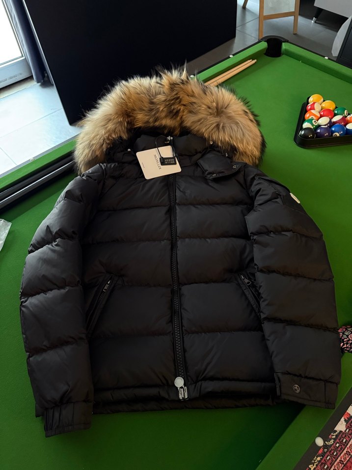 Moncler Tilki Kürklü İthal Kaz Tüyü Mont - Görsel 4