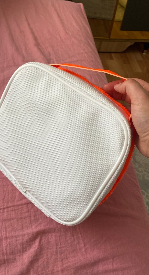 Pembe Kadın Makyaj Çantası Fermuarlı - Görsel 3