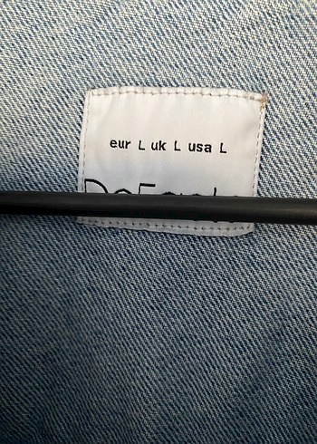 Defacto Mavi Düğmeli Kolsuz Denim Ceket