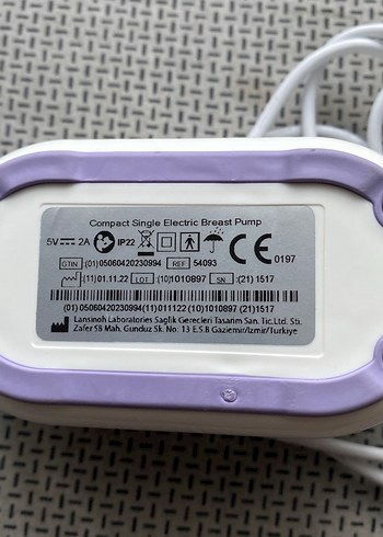  Beden Pastel Mor Göğüs Pompası