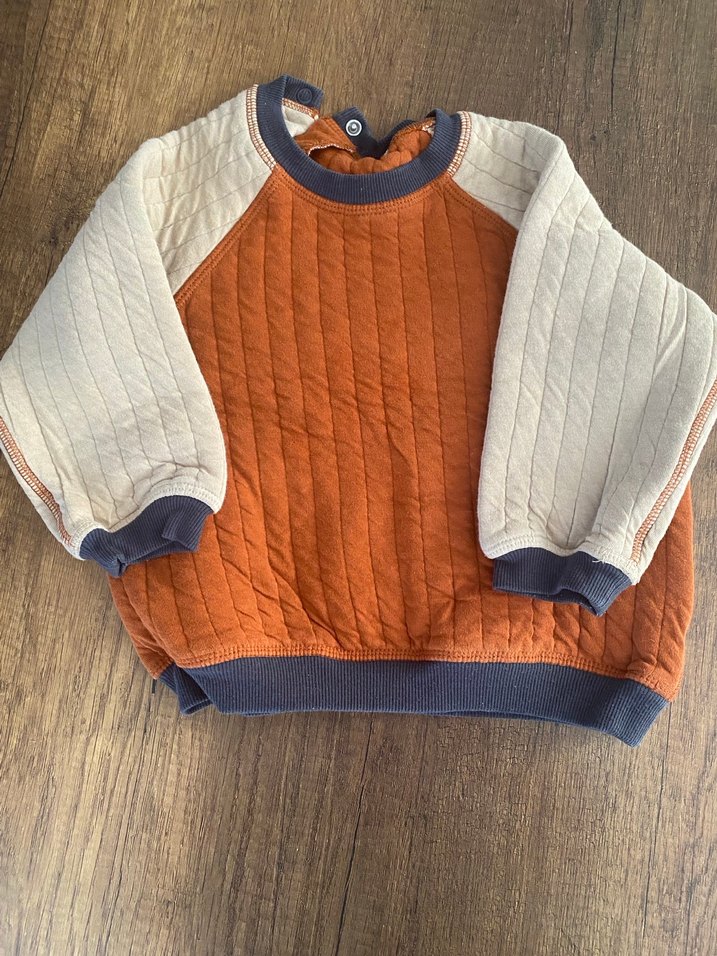 Kahverengi Gri Erkek Bebek Örgü Takım - Görsel 2