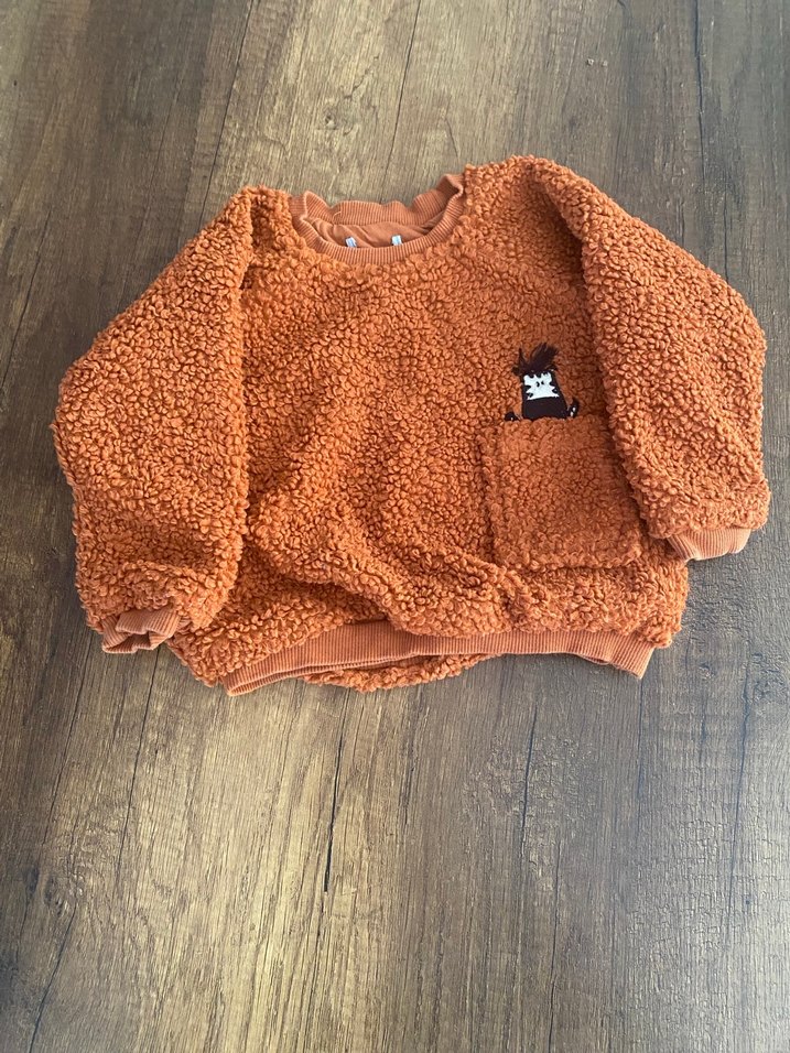 Kahverengi Peluş Erkek Bebek Takım - Görsel 5