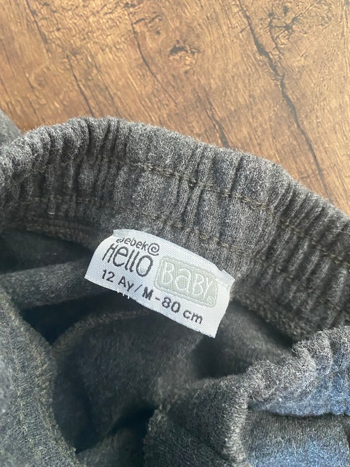 Kahverengi Peluş Erkek Bebek Takım - Görsel 4