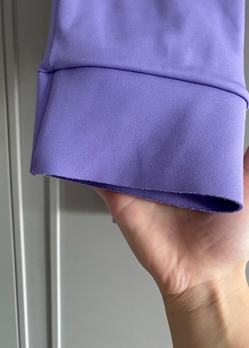 Pastel Mor Midi Kadın Tayt - Görsel 2